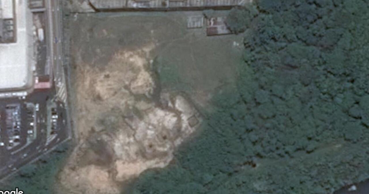 Imagem da área hoje. Google Maps 